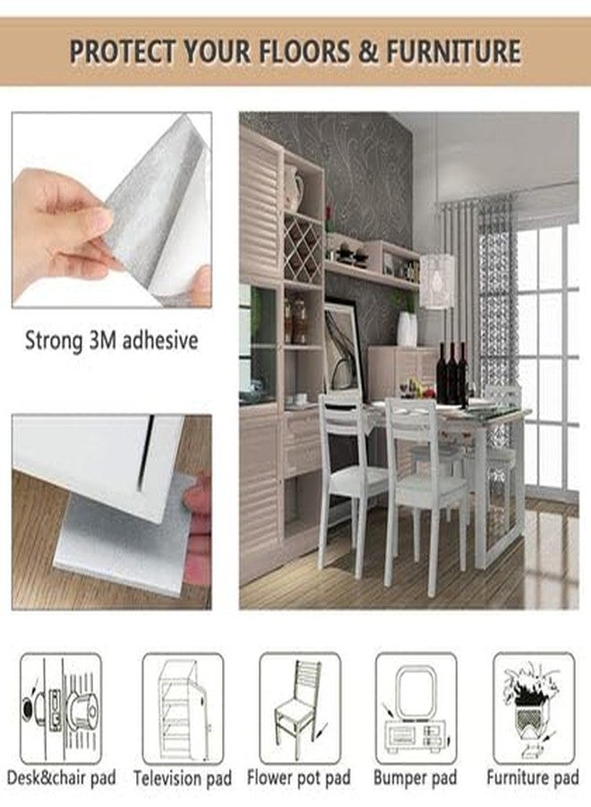 Oblivion Furniture Leg Pad 4 Pc - Non Slip Furniture Floor Protector Cap, Self-Adhesive Pads for Chairs, Table & Sofas, Prevent Scratches & Noise on Wooden, Tile & Laminate Floors, Durable & Reusable - Image 4